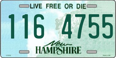 NH license plate 1164755
