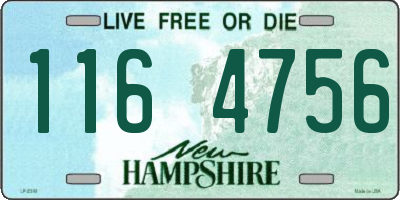 NH license plate 1164756