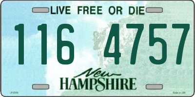 NH license plate 1164757