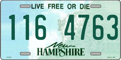 NH license plate 1164763