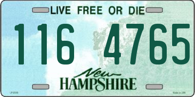 NH license plate 1164765