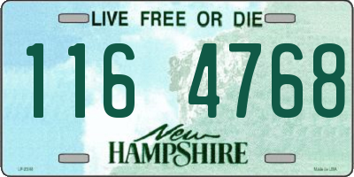 NH license plate 1164768
