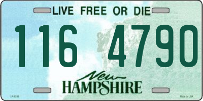 NH license plate 1164790