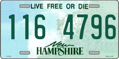 NH license plate 1164796