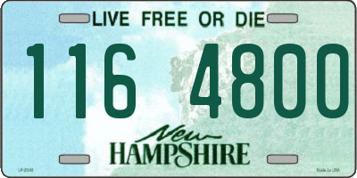 NH license plate 1164800