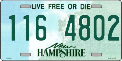 NH license plate 1164802