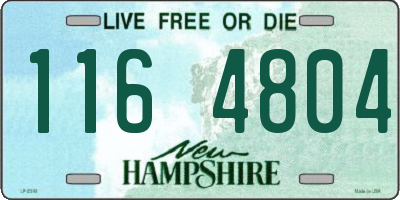 NH license plate 1164804