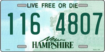 NH license plate 1164807