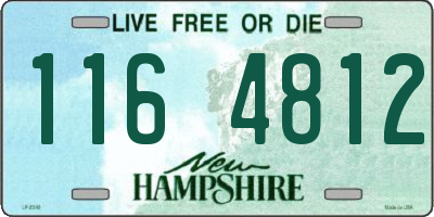 NH license plate 1164812