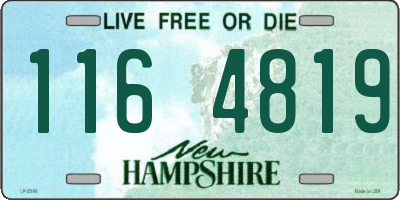 NH license plate 1164819