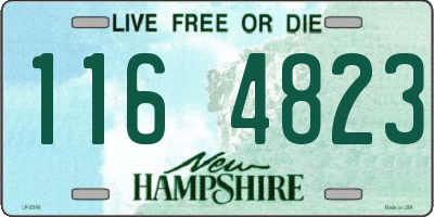 NH license plate 1164823