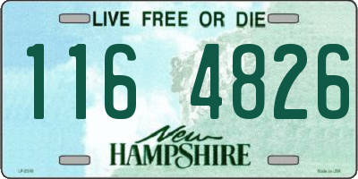 NH license plate 1164826