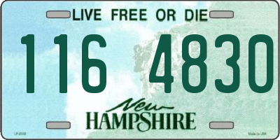 NH license plate 1164830