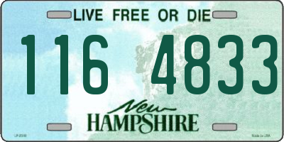 NH license plate 1164833