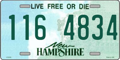 NH license plate 1164834