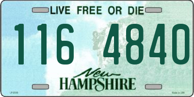 NH license plate 1164840
