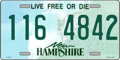 NH license plate 1164842