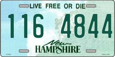 NH license plate 1164844