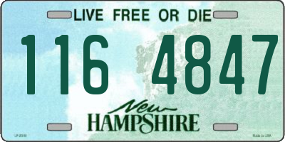 NH license plate 1164847