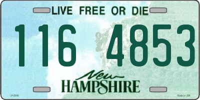 NH license plate 1164853