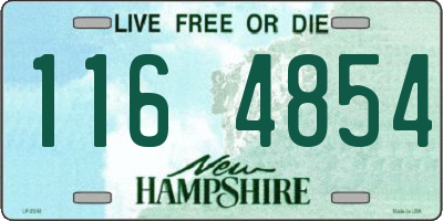 NH license plate 1164854