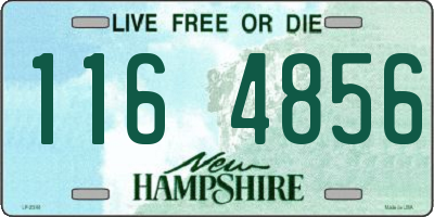 NH license plate 1164856