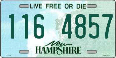 NH license plate 1164857