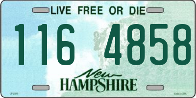 NH license plate 1164858
