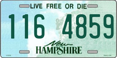 NH license plate 1164859