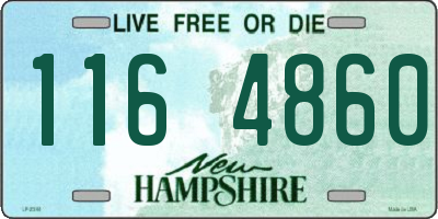 NH license plate 1164860