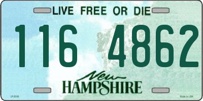 NH license plate 1164862