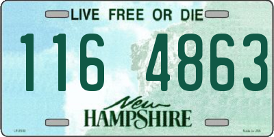 NH license plate 1164863