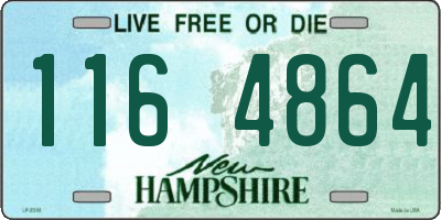 NH license plate 1164864