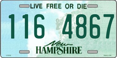 NH license plate 1164867