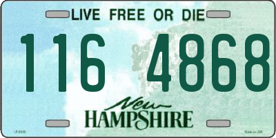 NH license plate 1164868