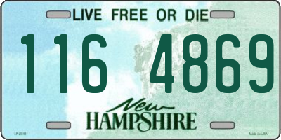 NH license plate 1164869