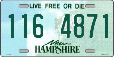 NH license plate 1164871