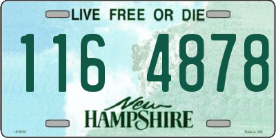 NH license plate 1164878