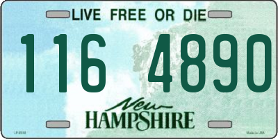 NH license plate 1164890