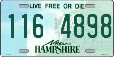 NH license plate 1164898