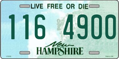 NH license plate 1164900