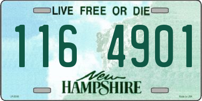 NH license plate 1164901