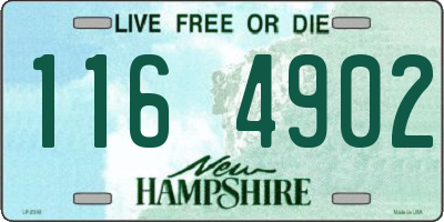 NH license plate 1164902