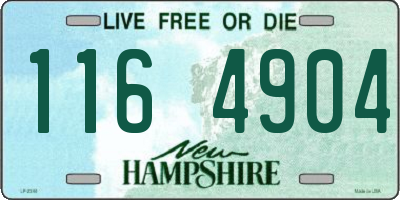 NH license plate 1164904