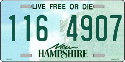 NH license plate 1164907