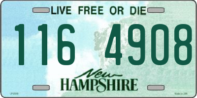 NH license plate 1164908