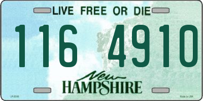 NH license plate 1164910