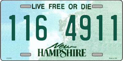 NH license plate 1164911