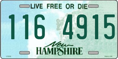 NH license plate 1164915