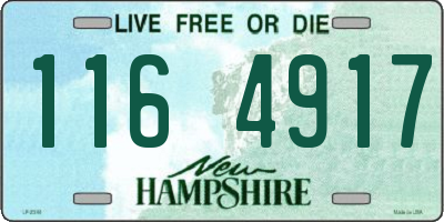 NH license plate 1164917